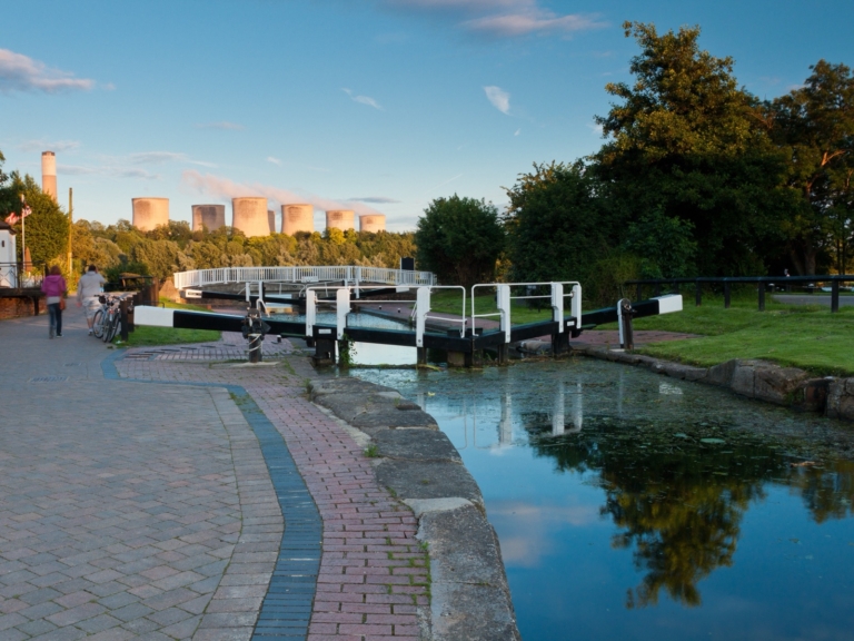 Trent Lock, where the Erewash Canal meets the River Trent